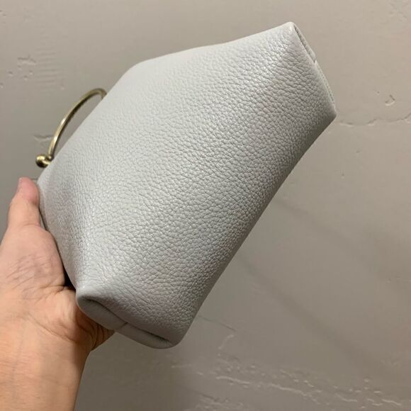 Handsewn Vintage Oriental Style Genuine Leather Kisslock Wristlet/Crossbody - Picture 13 of 13